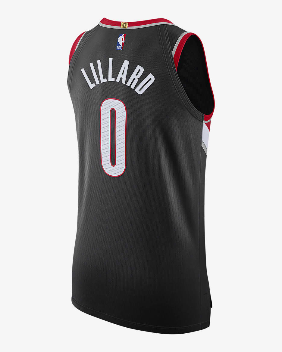 Nike damian lillard portland trailblazers nba jersey basketball size small buying